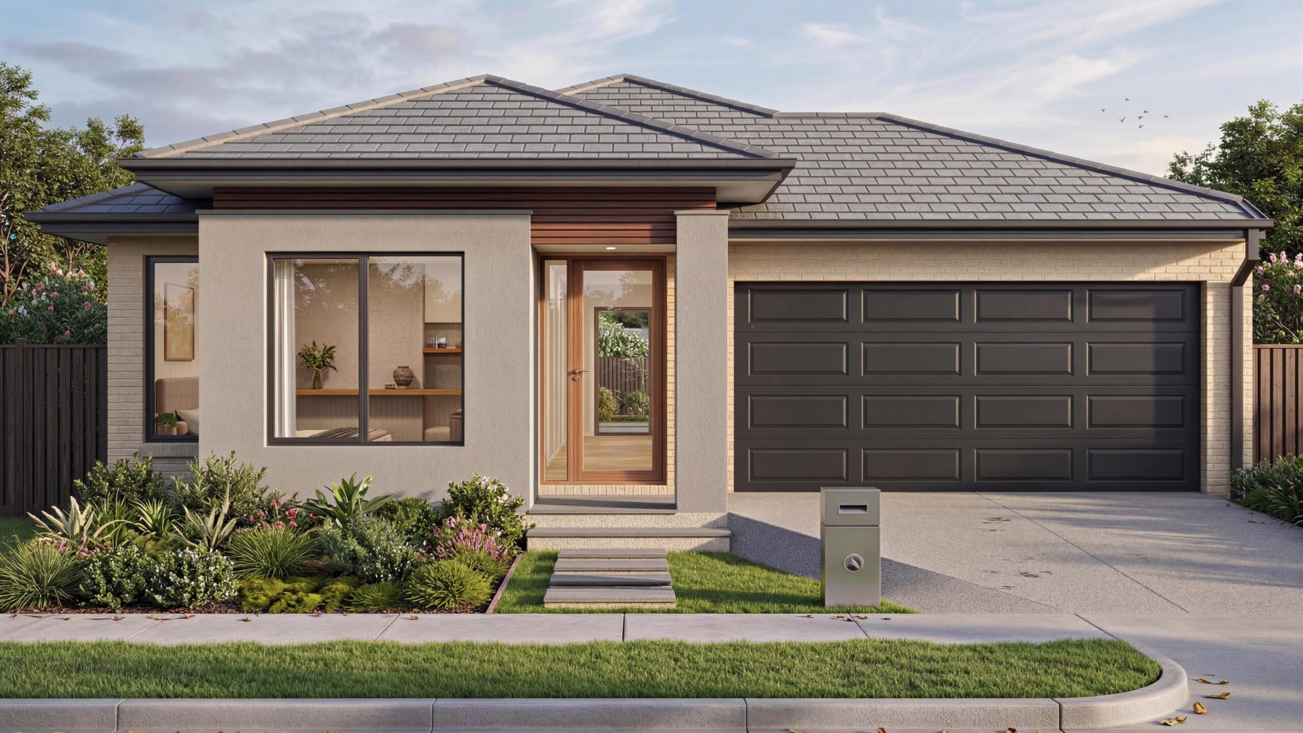 DA Approved Residential Design Melbourne - 25.8 SQ Home on 400 Sqm Lot by DSB BIM Architects