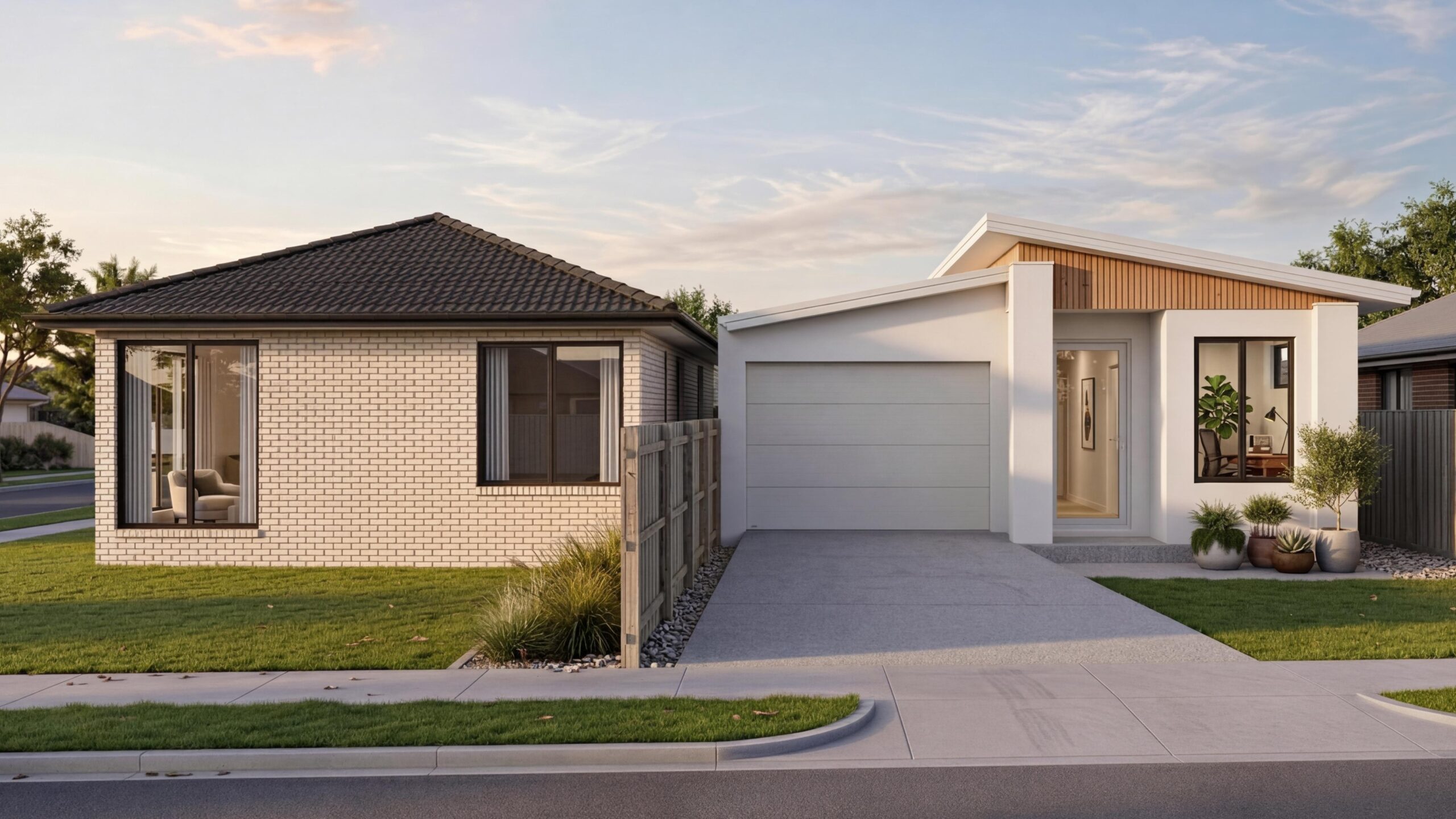 Infill Site Town Planning Melbourne - 22.1 SQ Proposed Unit by DSB BIM Architects